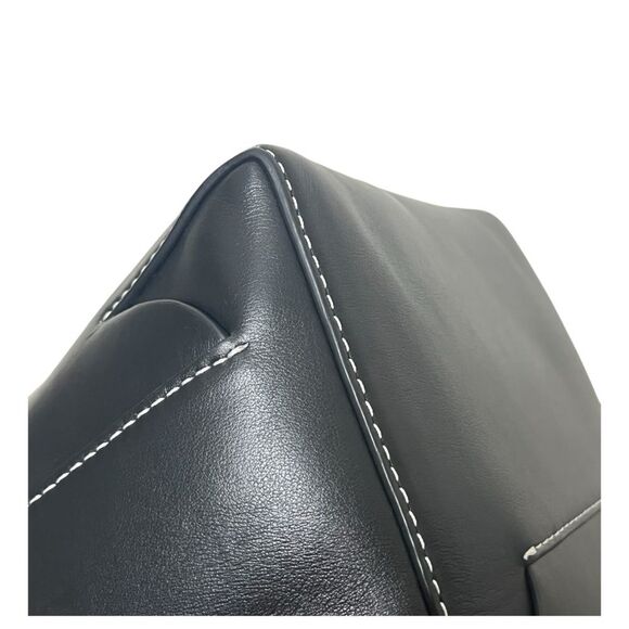 Cult Gaia Simona Mini Shoulder Bag Black Leather Structured Modern Sculptural - Picture 11 of 16